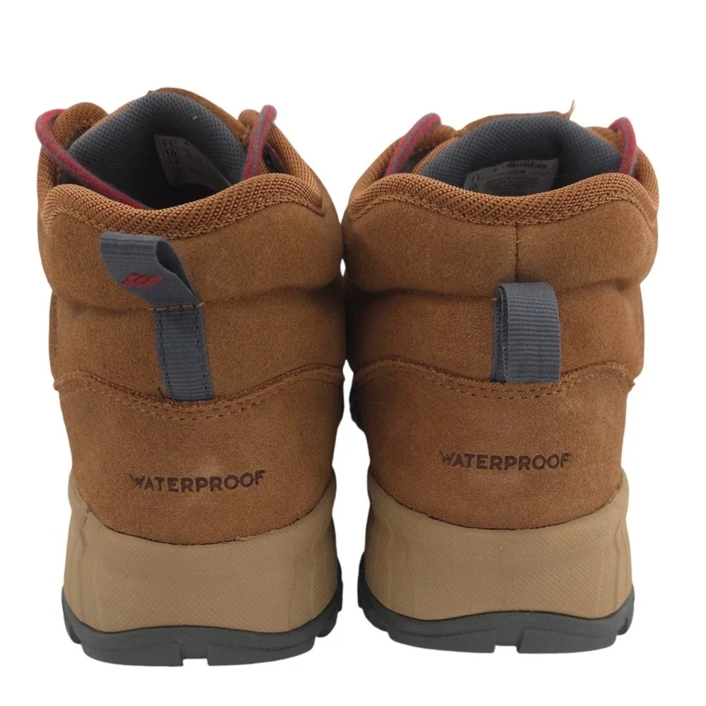 Columbia Fairbanks Mid Boots Mens 11 Tan Waterproof Hiking Omni-Tech Cushion NEW